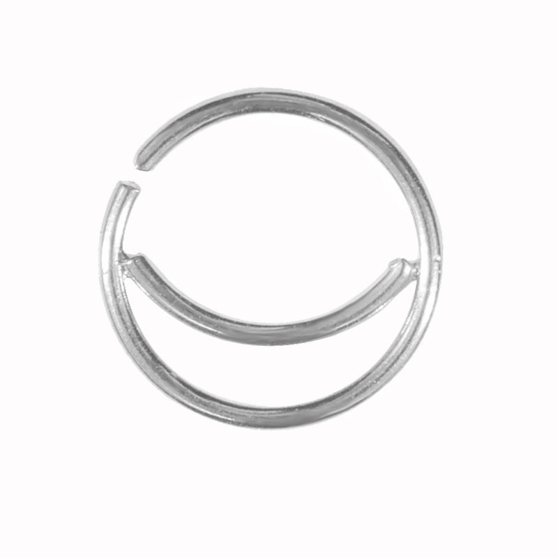 1PC Steel Moon Nose Rings Hoop 20G Fake Nose Septum Rings Piercing Ear Cartilage Tragus 1PC Steel Moon Nose Rings Hoop 20G Fake Nose Septum Rings Piercing Ear Cartilage Tragus